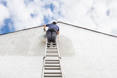Peinture extérieure aux Roches-de-Condrieu — façades et ravalement